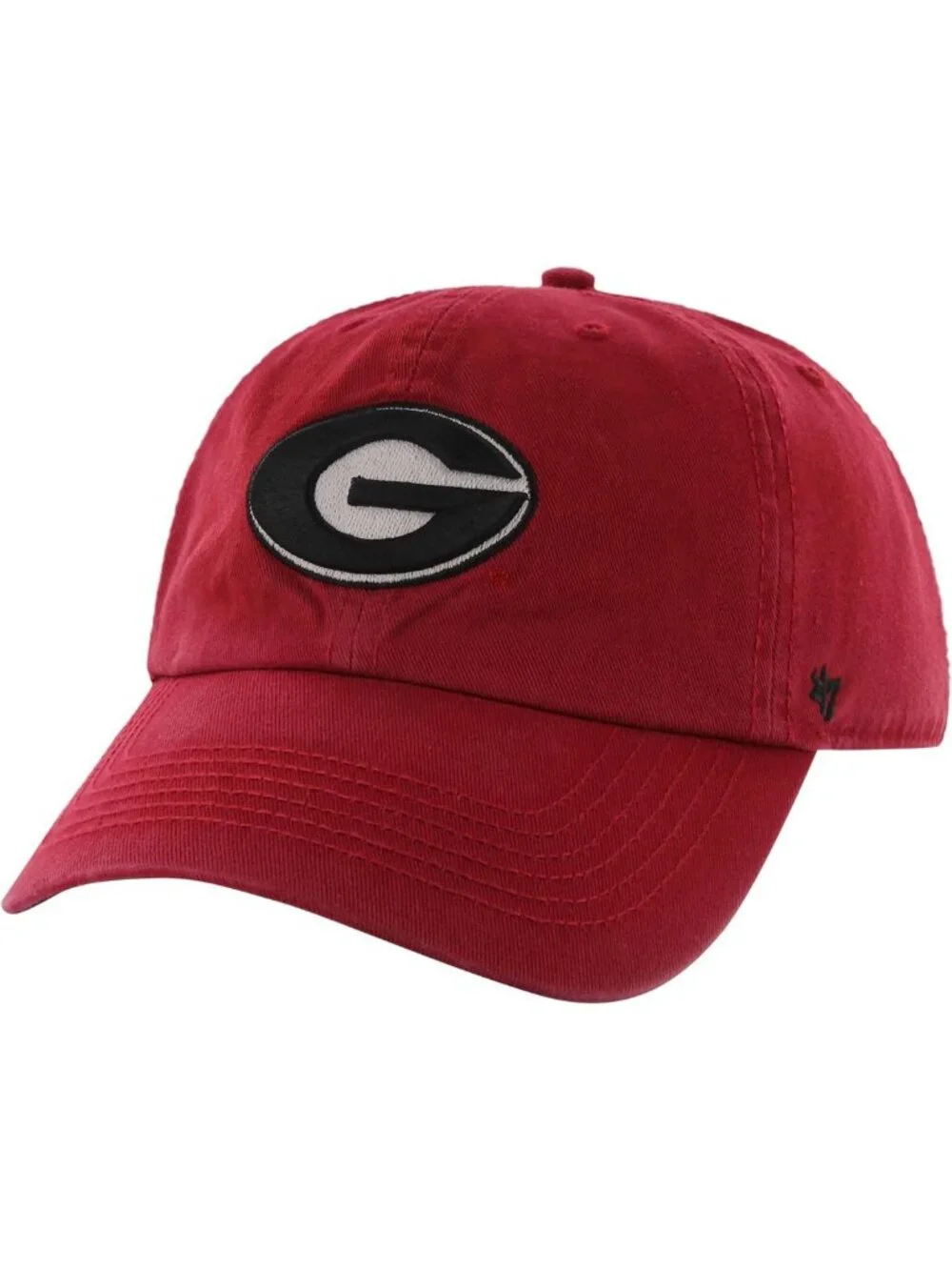 Adjustable Red NCAA Georgia Bulldogs Hat - One Size, Perfect for Game Day!